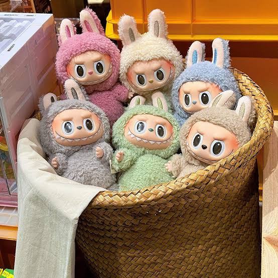 Labubu Doll Plush Toy Soft Bunny Dress Stuffed Animal Gift for Kids - Free Shipping