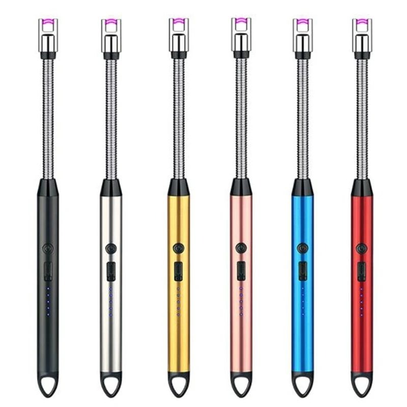 Electric Rechargeable Kitchen Lighter – Flameless, Windproof USB Arc Lighter for Gas Stove & Candles