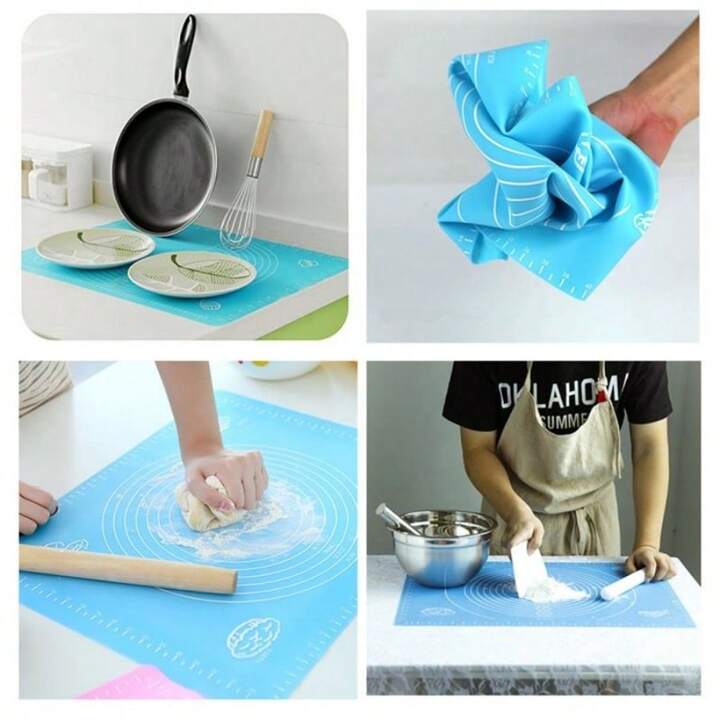 Premium Silicone Roti Mat Non Stick, Reusable, Heat Resistant Rolling Mat
