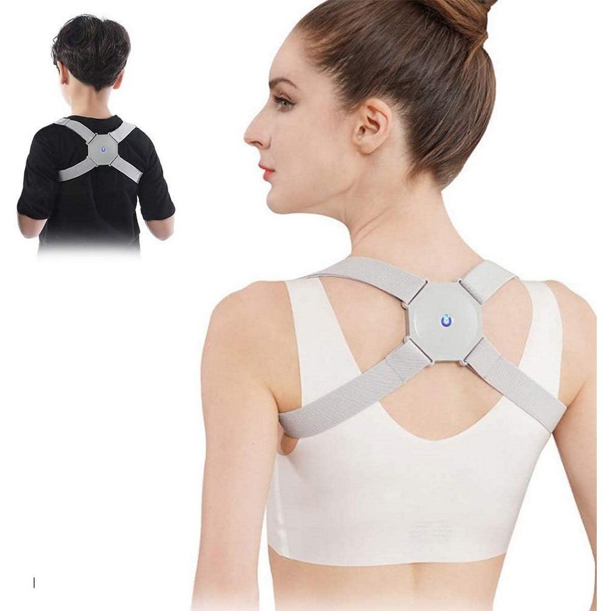 Smart Posture Corrector – USB Rechargeable Back Support Belt