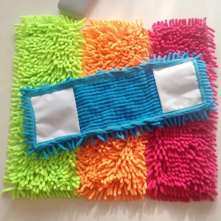 360° Rotating Flat Mop for Home Floor Cleaning Reusable Microfiber Pads - Free Delivery