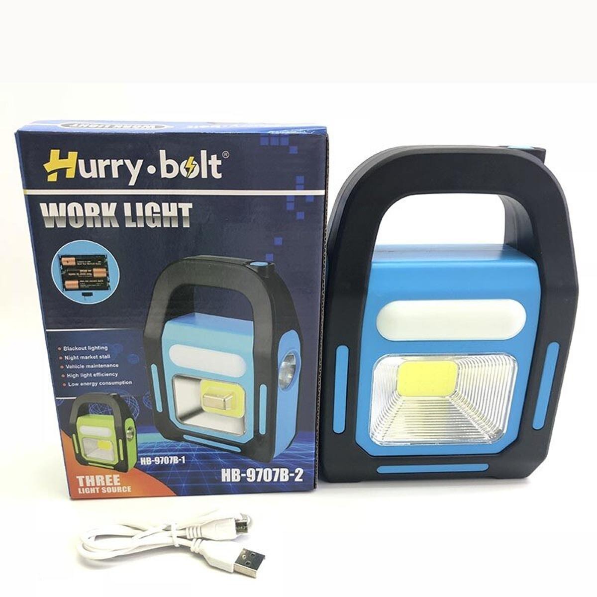 Hurry Bolt Rechargeable Outdoor Solar Camping Light – Portable LED Light for Emergency & Travel