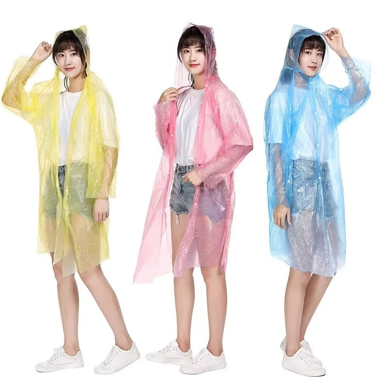 Waterproof Travel Raincoat – Lightweight, Foldable Disposable Raincoat for Men & Women