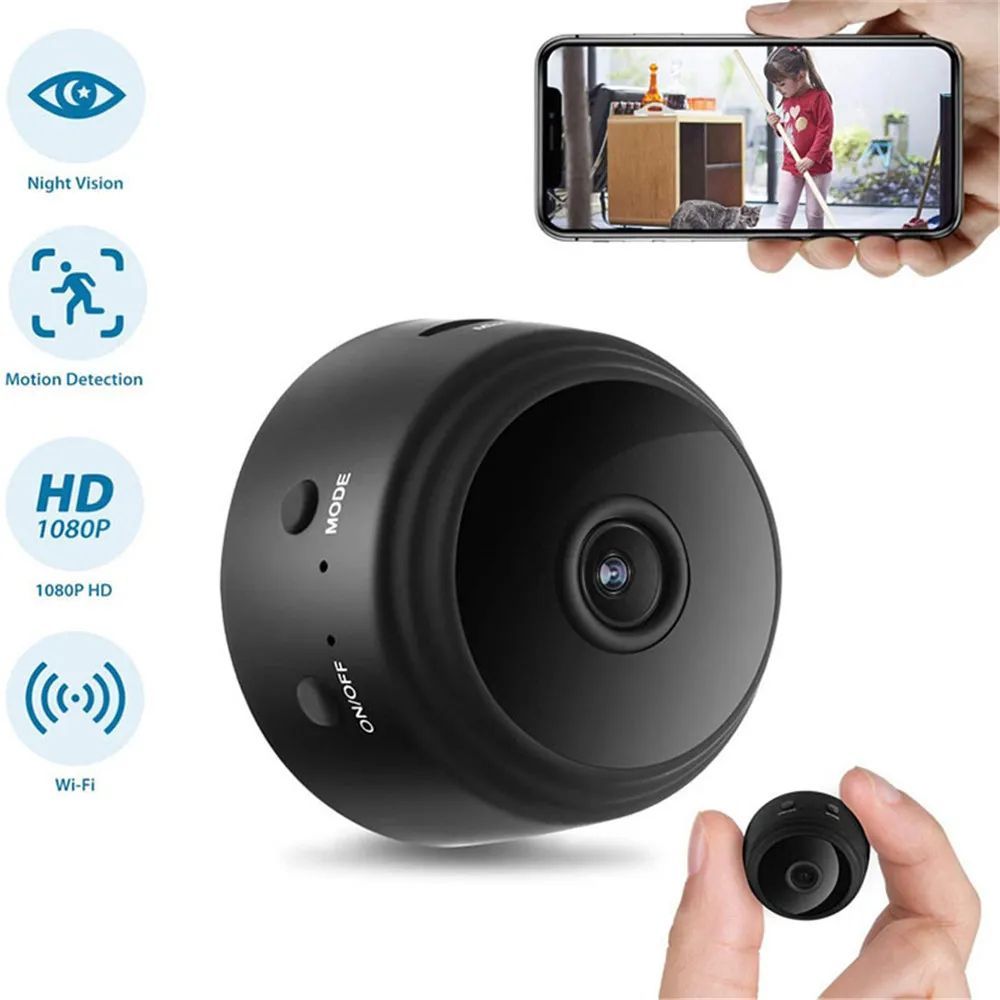 A9 Mini WiFi Camera | 1080P HD Wireless Security Camera | Night Vision | Motion Detection