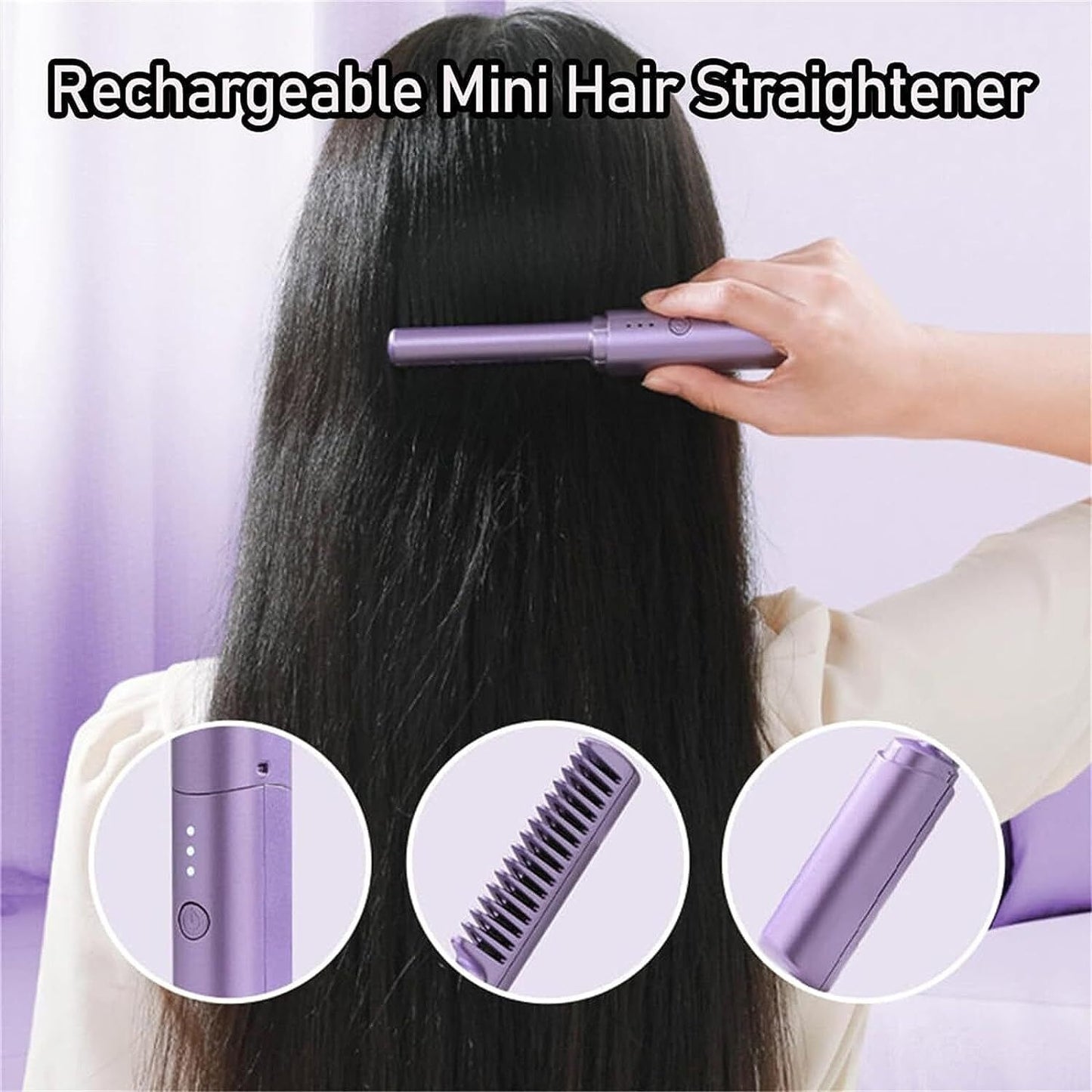 2-in-1 Wireless Hair Hot Comb