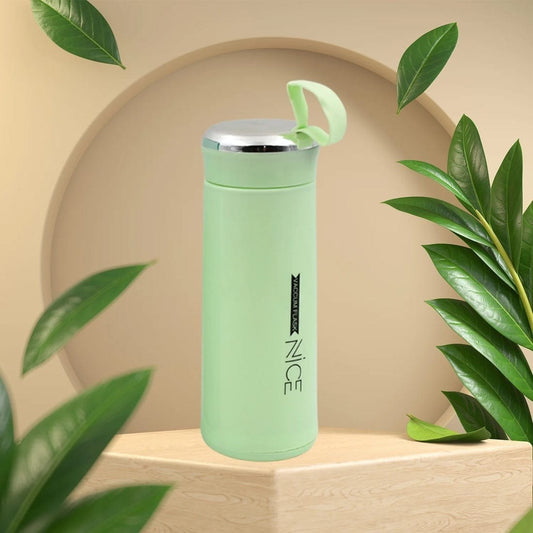 Premium Stainless Steel 400ML Insulated Water Bottle Flask for Hot & Cold Beverages Leakproof, Portable, Travel Friendly, Stylish Design, Durable & Lightweight Ideal for Office, Gym, Outdoor Use