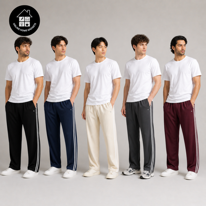 Unisex Jersey Trousers with Side Pockets – Soft Comfortable Casual & Gym Wear Pants
