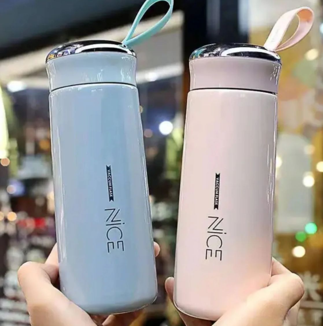 Premium Stainless Steel 400ML Insulated Water Bottle Flask for Hot & Cold Beverages Leakproof, Portable, Travel Friendly, Stylish Design, Durable & Lightweight Ideal for Office, Gym, Outdoor Use