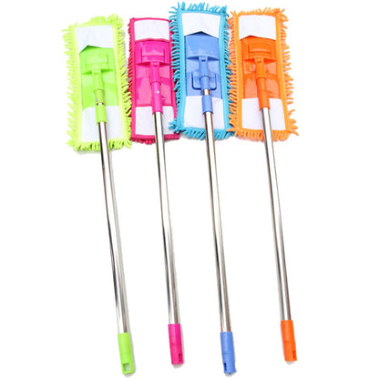 360° Rotating Flat Mop for Home Floor Cleaning Reusable Microfiber Pads