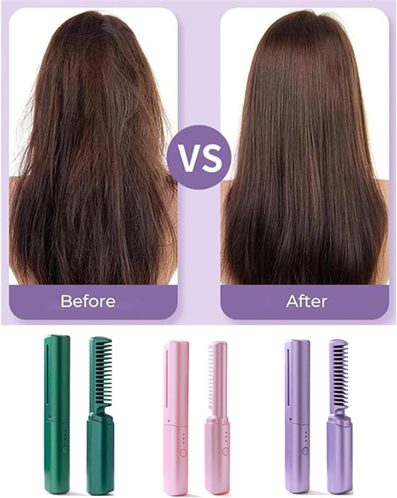 2-in-1 Wireless Hair Hot Comb
