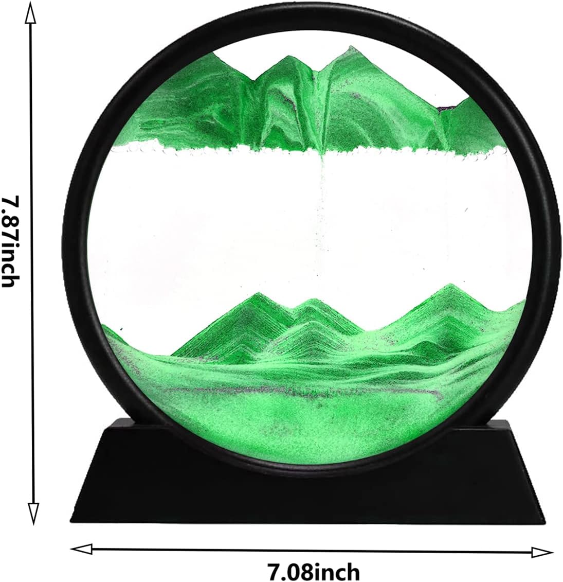 3D Moving Sand Art Lamp – Flowing Sand Painting Hourglass Sandscape Timer for Home & Office Décor