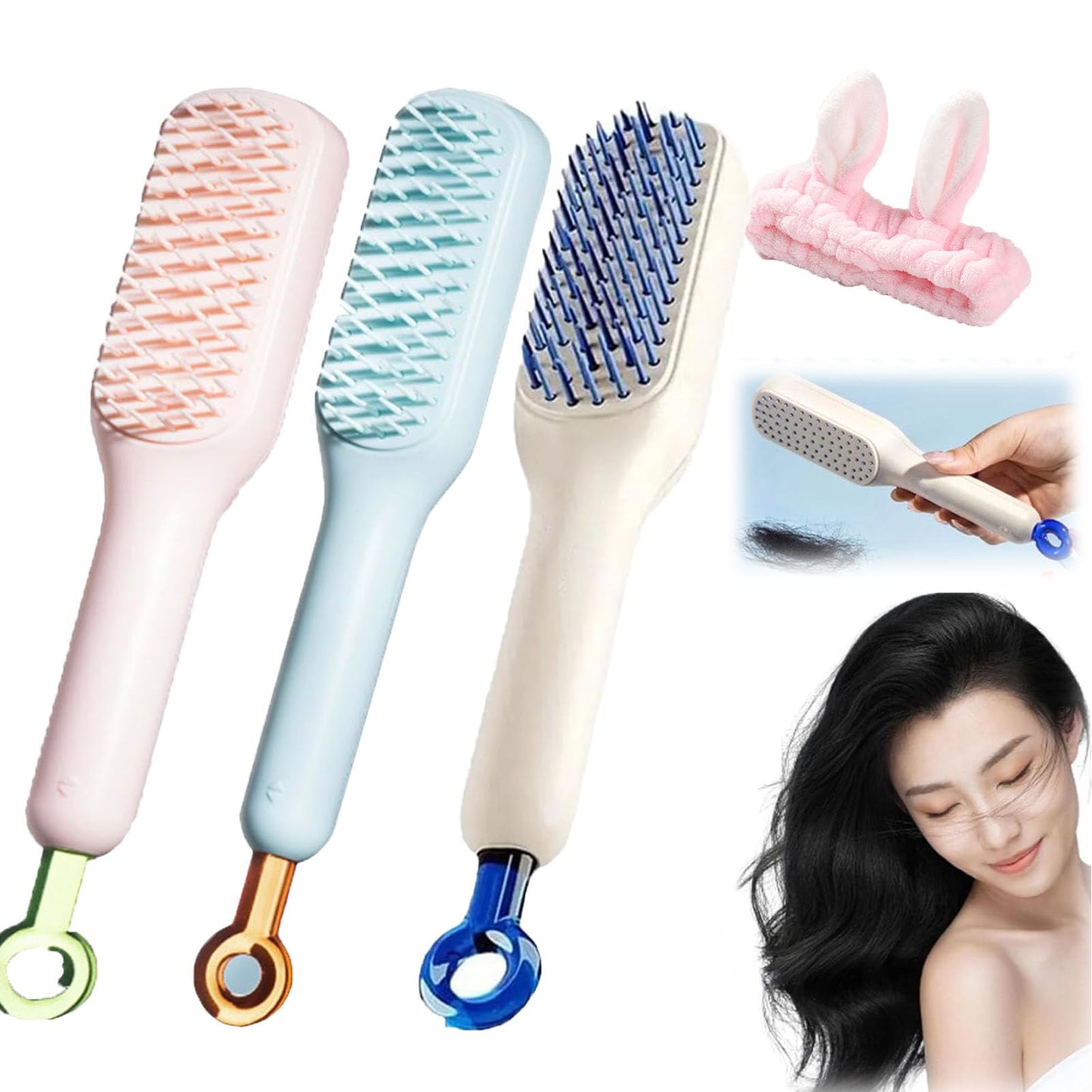 Telescopic Hair Comb Scalp Massage Brush for Men Women Kids