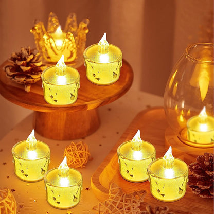 Smokeless LED Tealight Candle Battery Operated for Home Party Decoration