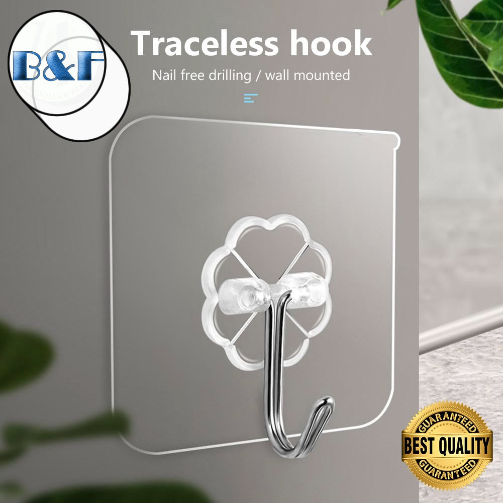 Pack of 10 – Self-Adhesive Wall Hooks