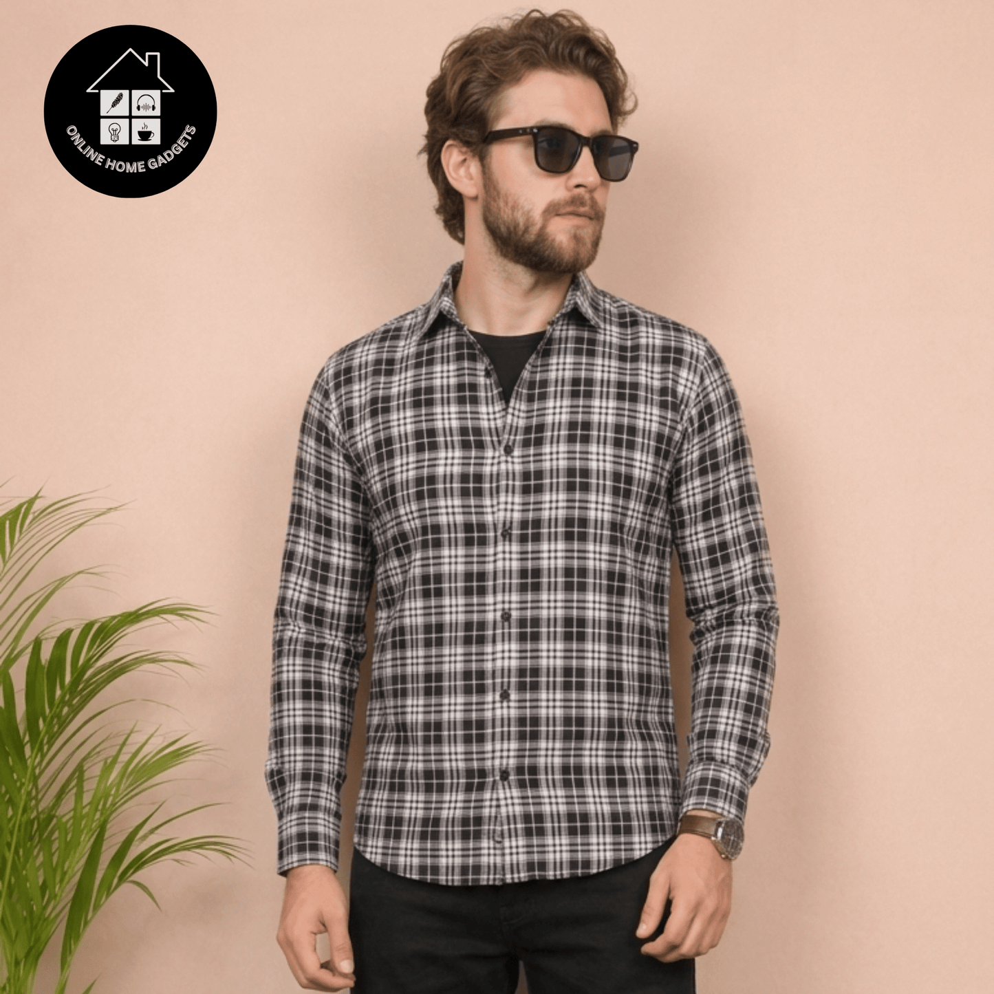Cotton Check Shirt for Men – Soft Comfortable Casual Wear Shirt