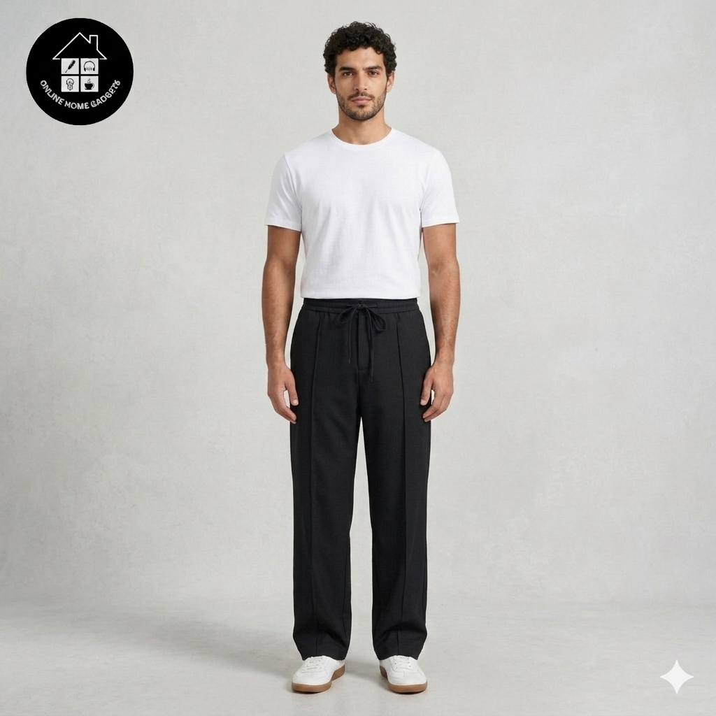 Baggy PinTex Trouser for Men – Stylish & Comfortable Summer Casual Wear Pants - Free Delivery