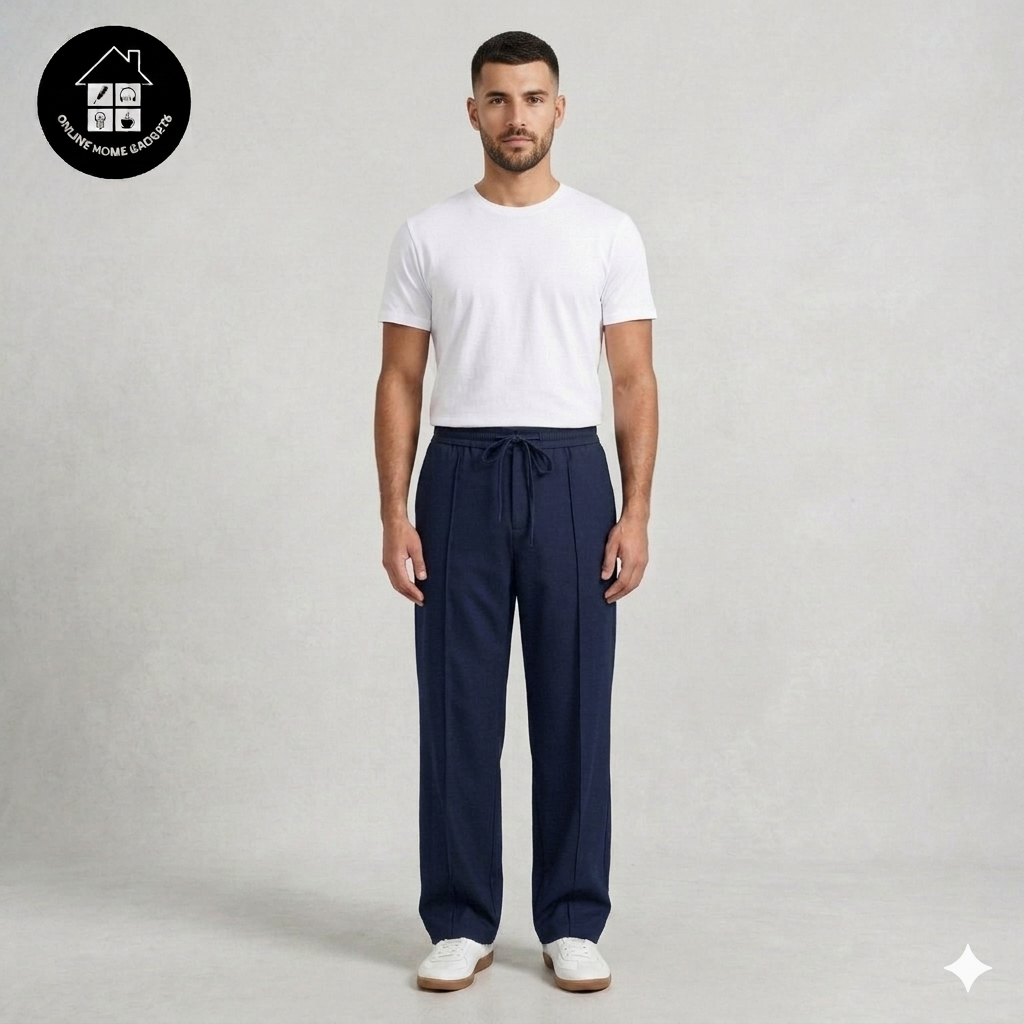 Baggy PinTex Trouser for Men – Stylish & Comfortable Summer Casual Wear Pants - Free Delivery