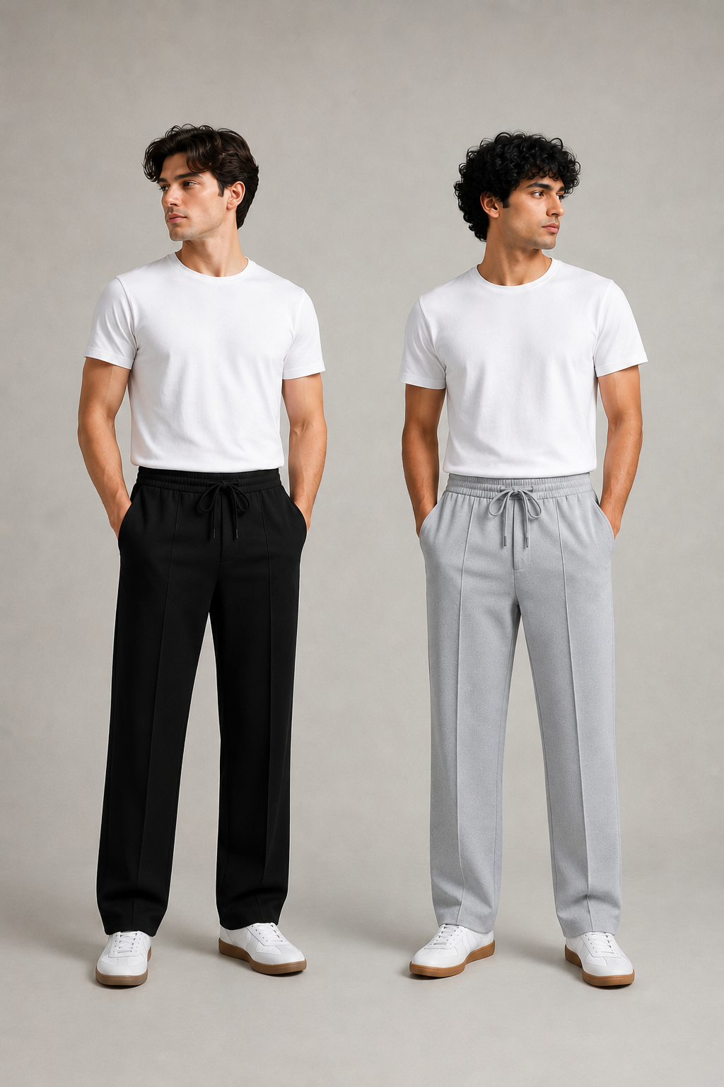 Baggy PinTex Trouser for Men – Stylish & Comfortable Summer Casual Wear Pants - Free Delivery