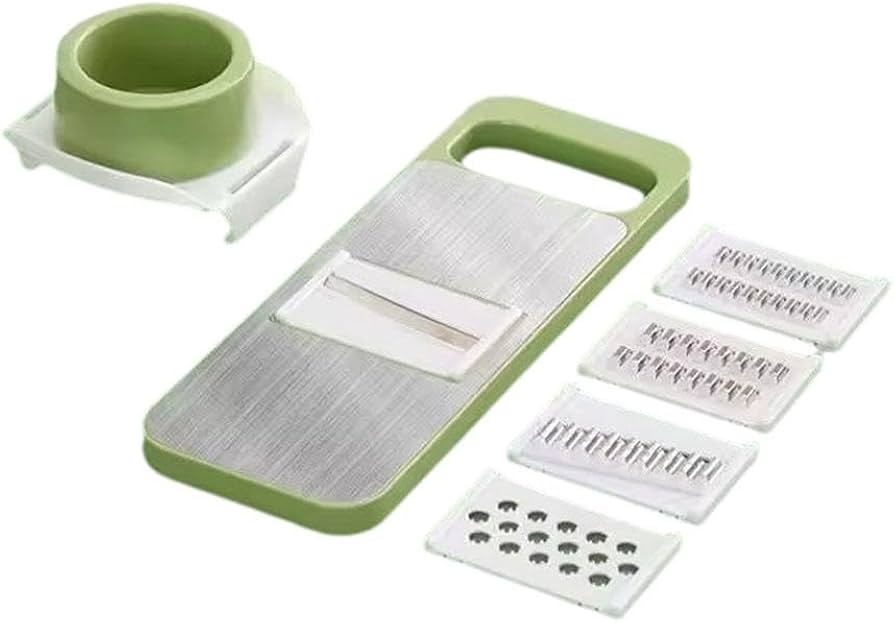 5 in 1 Green Vegetable Slicer Cutter – Multipurpose Kitchen Cutting Tool