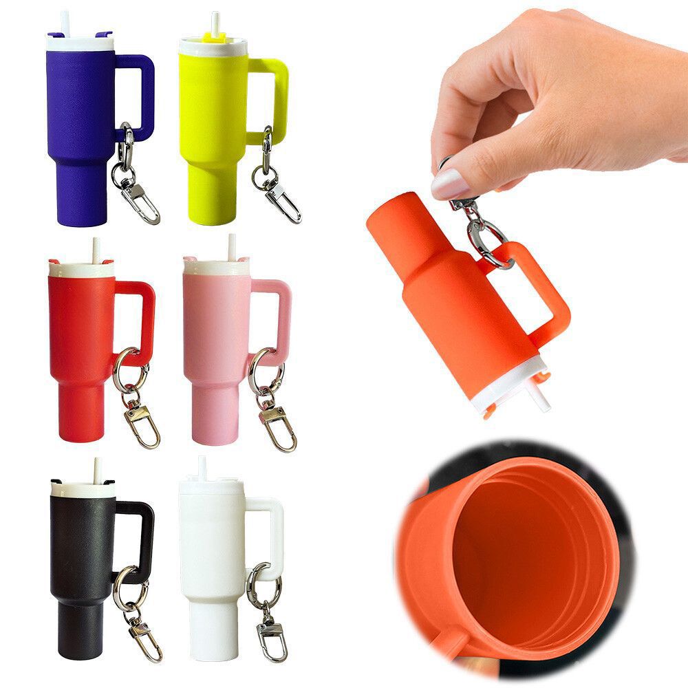 Trendy Mini Tumbler Keychain for Women & Girls – Fashion Key Ring