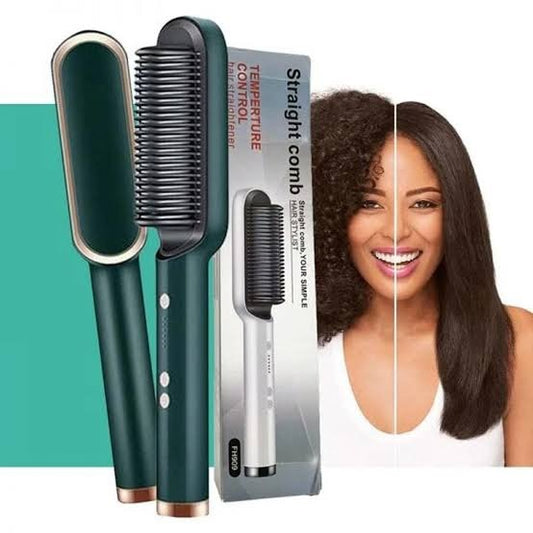 2-in-1 Electric Hair Straightener and Curler – Fast Heating Styling Tool for All Hair Types - Free Delivery