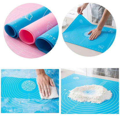 Premium Silicone Roti Mat Non Stick, Reusable, Heat Resistant Rolling Mat