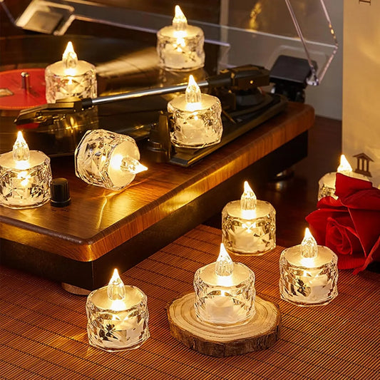 Smokeless LED Tealight Candle Battery Operated for Home Party Decoration