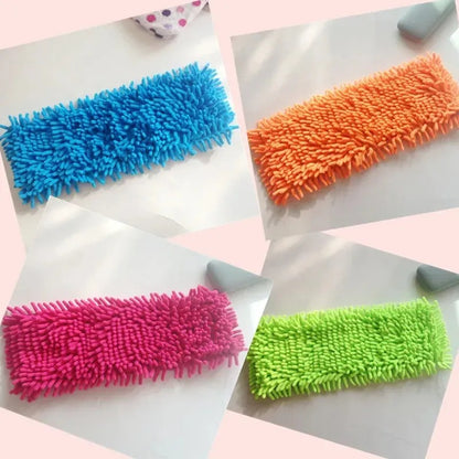 360° Rotating Flat Mop for Home Floor Cleaning Reusable Microfiber Pads - Free Delivery