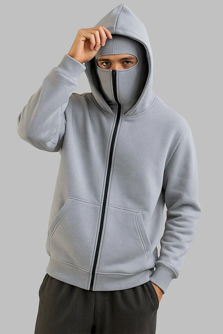 Balaclava Ninja Zipper Hoodie for Men/Women (With free delivery)