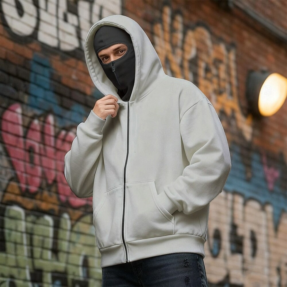 Balaclava Ninja Zipper Hoodie for Men/Women (With free delivery)