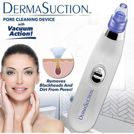 Derma Suction 4-in-1 Blackhead Remover – Pore Cleaner Vacuum with 4 Suction Heads - Free Delivery