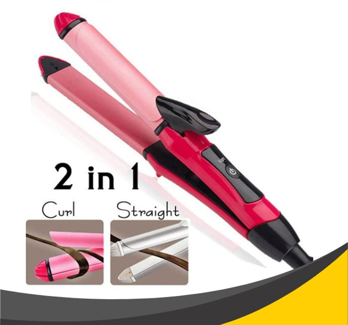 Nova 2-in-1 Hair Straightener & Curler – Professional Hair Styling Tool for Smooth & Shiny Hair