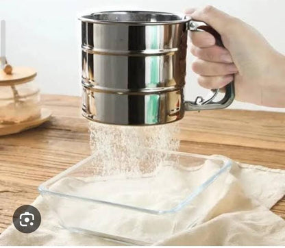 Flour Strainer Atta Channi – Premium Stainless Steel Fine Mesh Sieve for Kitchen