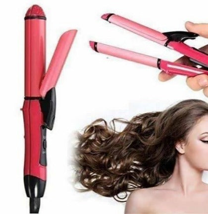 Nova 2-in-1 Hair Straightener & Curler – Professional Hair Styling Tool for Smooth & Shiny Hair