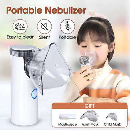 Rechargeable Mesh Nebulizer – Portable Ultrasonic Nebulizer for Adults & Children