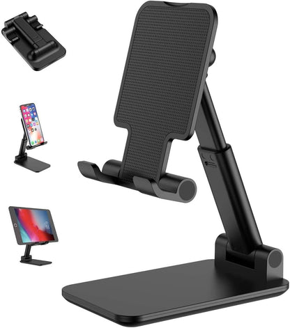 Desktop Mobile Holder – Adjustable Phone Stand for Desk, Table & Office Use