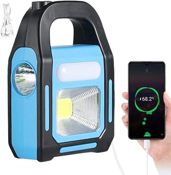 Hurry Bolt Rechargeable Outdoor Solar Camping Light – Portable LED Light for Emergency & Travel