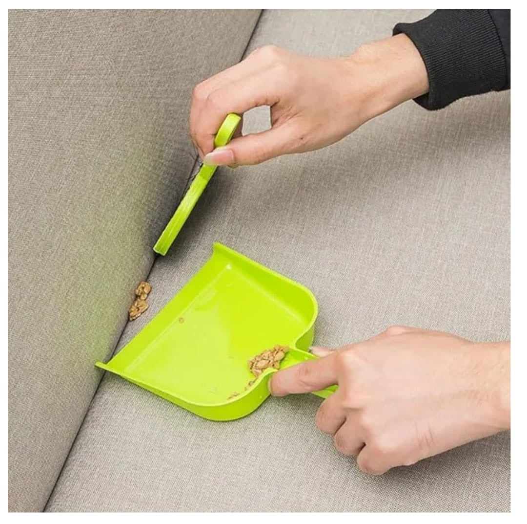 Multipurpose Mini Supri Brush & Dustpan Set – Small Cleaning Brush for Kitchen, Table, Office & Home