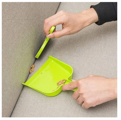 Multipurpose Mini Supri Brush & Dustpan Set – Small Cleaning Brush for Kitchen, Table, Office & Home