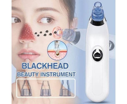 Derma Suction 4-in-1 Blackhead Remover – Pore Cleaner Vacuum with 4 Suction Heads - Free Delivery