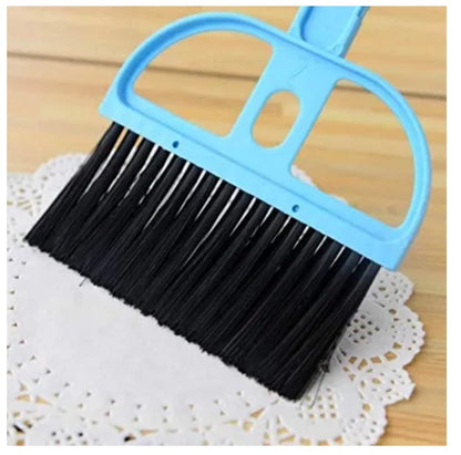 Multipurpose Mini Supri Brush & Dustpan Set – Small Cleaning Brush for Kitchen, Table, Office & Home