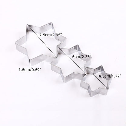 12-Piece Stainless Steel Cookie Cutter Set – Multiple Shapes for Baking