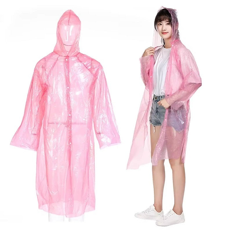 Waterproof Travel Raincoat – Lightweight, Foldable Disposable Raincoat for Men & Women