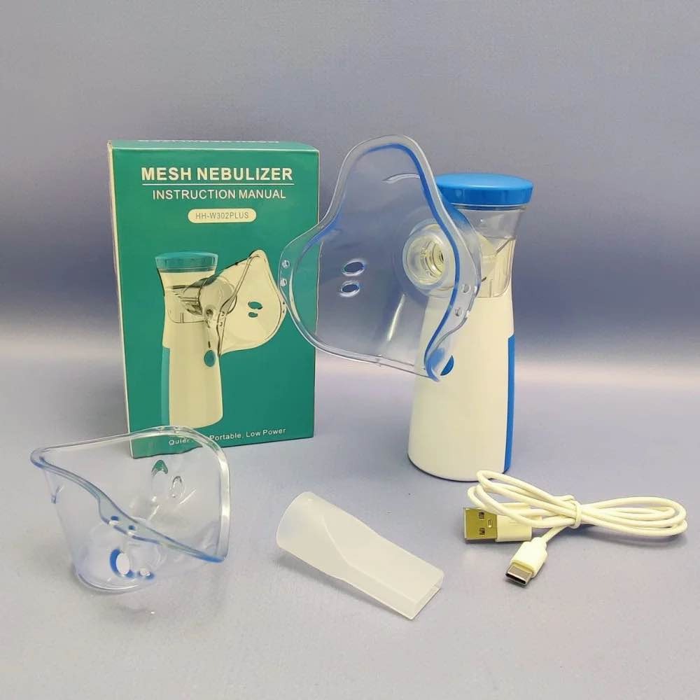 Rechargeable Mesh Nebulizer – Portable Ultrasonic Nebulizer for Adults & Children
