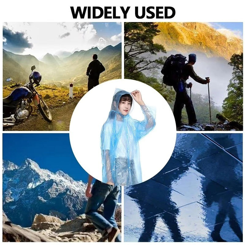 Waterproof Travel Raincoat – Lightweight, Foldable Disposable Raincoat for Men & Women