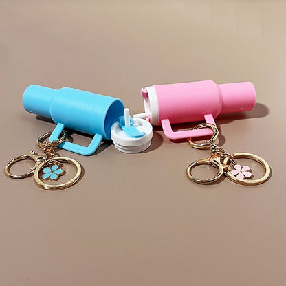 Trendy Mini Tumbler Keychain for Women & Girls – Fashion Key Ring