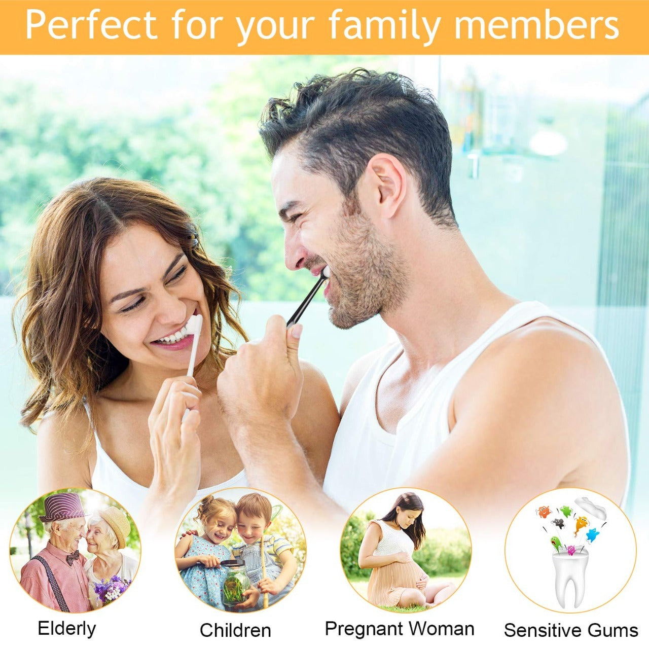 Ultra Fine Soft Toothbrush Nano Brush – Gentle Gum Care & Deep Cleaning for Sensitive Teeth