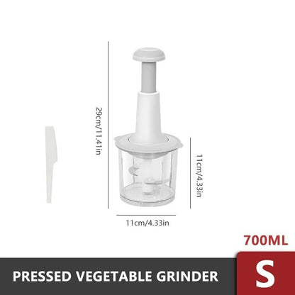 Manual Hand Operated Food Chopper – Quick & Easy Vegetable Cutter