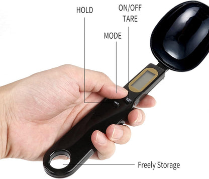 Digital Measuring Spoon | LCD Display Kitchen Scale Spoon | Accurate Weight Measurement for Cooking & Baking
