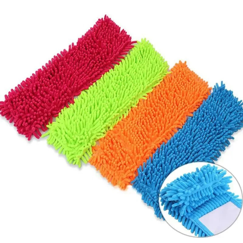 360° Rotating Flat Mop for Home Floor Cleaning Reusable Microfiber Pads - Free Delivery